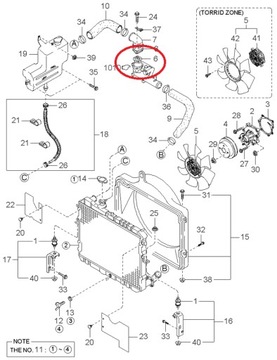 TERMOSTAT KIA K2700