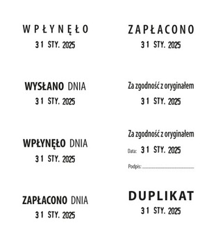 Datcher с текстом 2 строки Trodat 5430 Data Polska