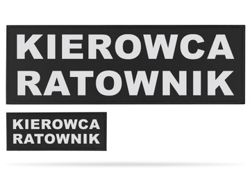 KIEROWCA RATOWNIK - KOMPLET NASZYWEK ODBLASKOWYCH