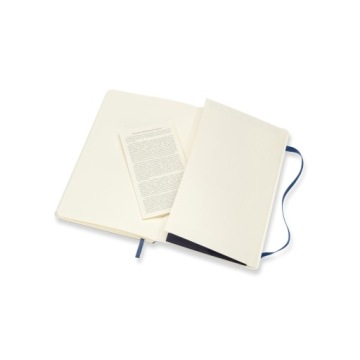 Блокнот Moleskine Classic L, гладкая, мягкая обложка.