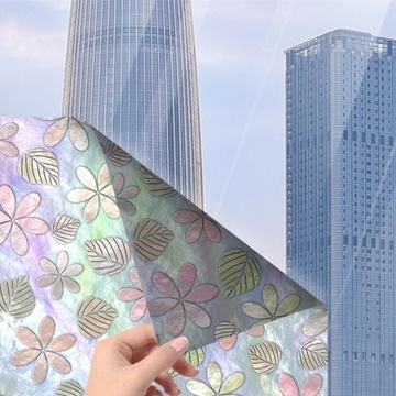 пленка окна конфиденциальности 3Д УЛЬТРАФИОЛЕТОВАЯ блокируя стикер подкрашиванный декоративный для стиля в