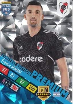 Franco ARMANI - karta LIMITED PREMIUM FIFA 365 Adrenalyn 2023 - River Plate