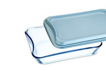 SIMAX ŻAROODPORNE NACZYNIE PROSTOKĄTNE 3,5L Z PLASTIKOWĄ POKRYWĄ