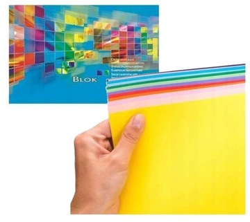 Blok techniczny kolorowy Premium A5-15