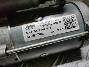 CITROEN OPEL 1.5 STARTÉR 9832577880 ESW20-21HE