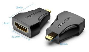 Адаптер VENTION Micro HDMI «папа» --- HDMI «мама»