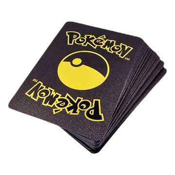КОЛЛЕКЦИОННЫЕ ИГРОВЫЕ КАРТЫ POKEMON СПЕЦИАЛЬНЫЕ ЗОЛОТЫЕ ЧЕРНЫЕ 110 ЗОЛОТЫХ КАРТ