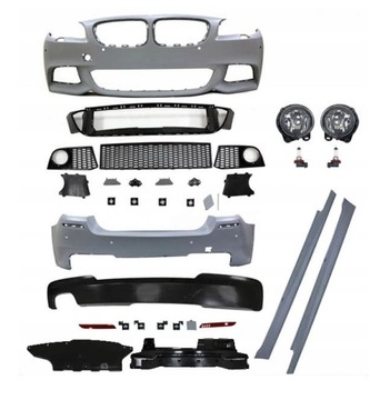 BMW F10 10-13 M pakiet zderzaki progi PDC -00----