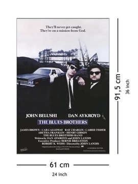 Братья Блюз - постер 61х91,5 см