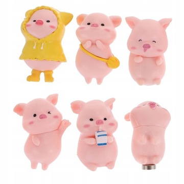 6 pieces Decorative magnet Fridge magnets