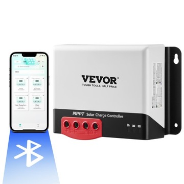 Kontroler Ładowania Słonecznego 30A 12V 400W/24V 800W MPPT Interfejsem TTL