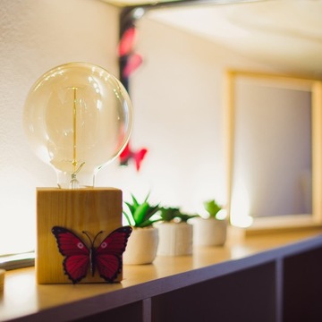 Наклейки на стену BUTTERFLIES бабочки 12x НАТУРАЛЬНЫЕ