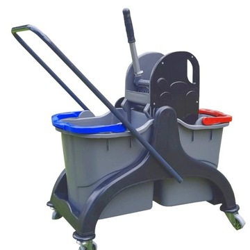 Тележка для уборки deClean, 2 ведра, 25 л Extra Jumbo HS306