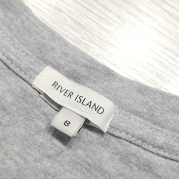 RIVER ISLAND _ ORYGINALNA KOSZULKA Z LOGO _ S/M