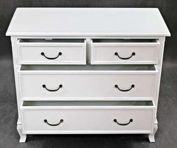 НОВЫЙ БЕЛЫЙ КОМОД СО СТИЛЬНОЙ РУЧНОЙ МЕБЕЛЬЮ