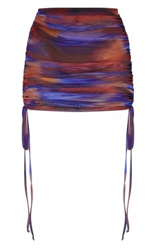 C9D114 ЮБКА ФИОЛЕТОВАЯ В СЕТКУ PRETTYLITTLETHING L