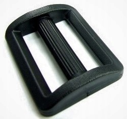 REGULATOR Plastikowy 2,5cm Przesuwny Do Taśmy 25mm - 2szt