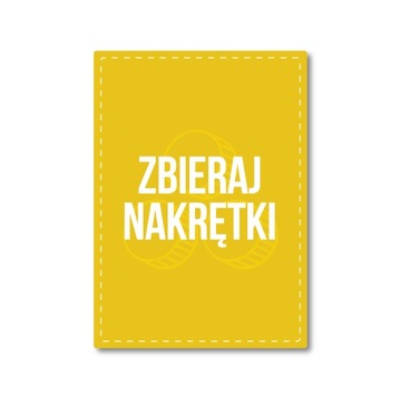 Naklejka recykling segregacja PAPIER 10 x 21 cm