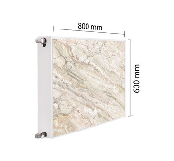 OSŁONA NA KALORYFER MAGNETYCZNA 80x60 MARMUR MATA MAGNES