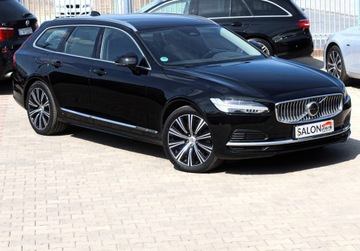 Volvo V90 II Plug-In Facelifting 2.0 T6 Plug-In Hybrid 350KM 2023 Volvo V90 T6 350ps Plus Bright Harman ACC pamięć Hak Komforty Winter Pro 19