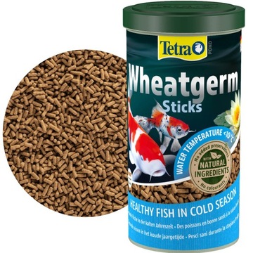 Tetra Pond Wheatgerm Sticks 1L - Pokarm dla ryb