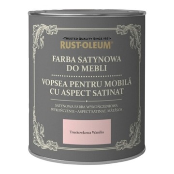 FARBA KREDOWA DO MEBLI RUSTOLEUM RÓŻOWY JAS 0,75L