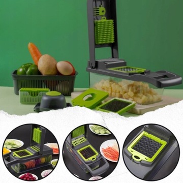 ТЕРКА-РЕЗКА ДЛЯ ОВОЩЕЙ ФРУКТОВ 13 В 1
