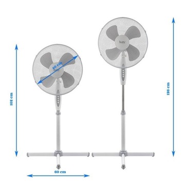 Напольный ВЕЕР белый Botti Stellar 40см