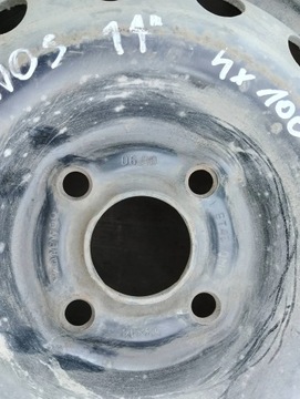 DISK OCELOVÝ DAEWOO LANOS 14" 4X100 ET49