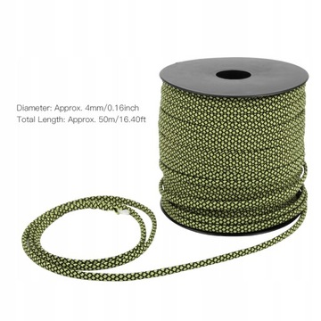 50M 4MM LINKI DO NAMIOTU PARACORD