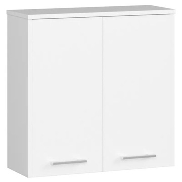 Biała szafka do łazienki wisząca 60 cm 2 drzwi