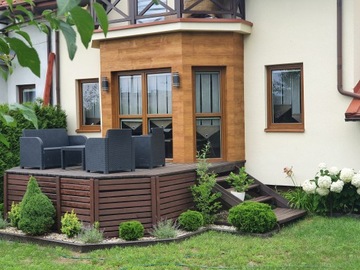 Гибкая фасадная доска каштан RUSTIC