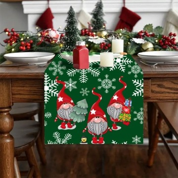 СТОЙКАЯ К ПЯТНИЯМ РОЖДЕСТВЕНСКОЙ ПРОТЕГЕ 40х140 Скатерть РОЖДЕСТВЕНСКИЙ ВЫБОР УЗОРОВ ЦВЕТА