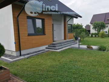 Гибкая фасадная доска, имитация дерева, 16 см.