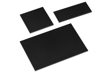 ПЛЕКС оргстекло, ЧЕРНЫЙ МАТОВЫЙ, 3 ММ, нарезанный по размеру, стандартные форматы