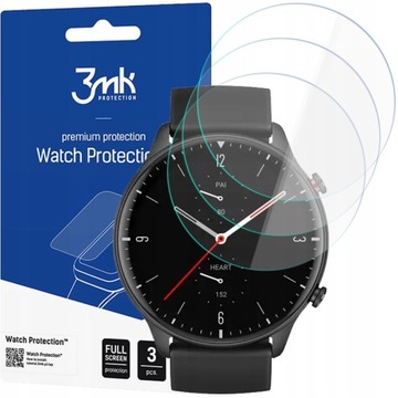 3x FOLIA OCHRONNA NA EKRAN 3MK WATCH PROTECTION DO XIAOMI AMAZFIT GTR 2
