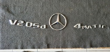 MERCEDES V TŘÍDA 447 ZNAK LOGO