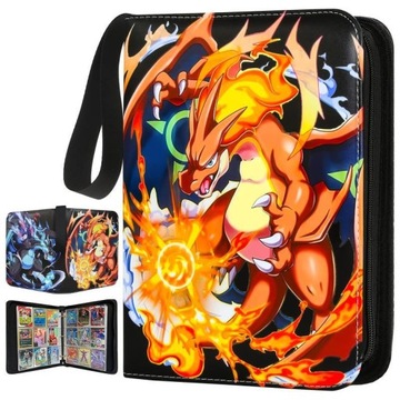 ALBUM segregator na 900 KART POKEMON z uchwytem