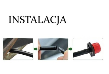 Zraszacz linia z regujacją 0-70l/h 4mm 1304 25szt
