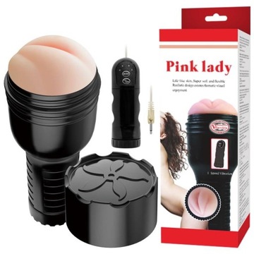 Pochwa Wibrujące Usta CyberSkóra Latarka Pink Lady