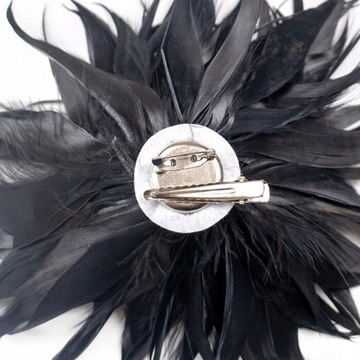 Broszka Z Piórkami Do Włosów