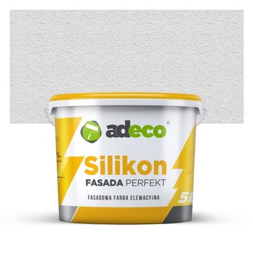 Farba Elewacyjna SILIKONOWA 5L kolor RAL7035 Light Grey
