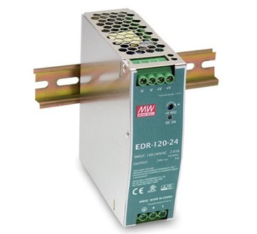 Zasilacz DIN Mean Well EDR-120-24 | 24V 5A 120W