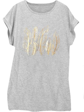 Kobieca dłuższa bluzka z bawełny Plus Size 3XL 46