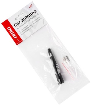 MASZT ANTENOWY 9CM Z 3 ADAPTERAMI 5/6/7MM AMIO-01509