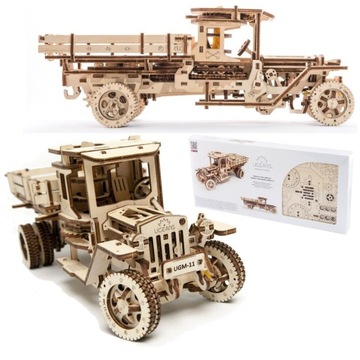 Kabriolet VM-05 Ugears drewniane Puzzle 3D 739el