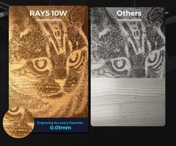 Лазерный гравер LONGER RAY5 10 Вт + пневматический + новые ролики + сотовый стол