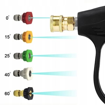 ПЕННЫЙ ПИСТОЛЕТ ДЛЯ МОЙКИ АВТОМОБИЛЯ + 5 НАСАДОК