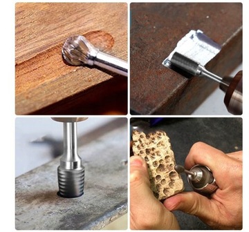 ФРЕЗА РОТОРНЫЕ НАПИЛЬНИКИ ПО МЕТАЛЛУ ТВЕРДОСВЕРДЫЕ НАБОР 10 ШТ.