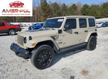 Jeep Wrangler IV 2022 Jeep Wrangler Unlimited Sahara 4XE 2022 2.0L 2.0 Hybryda 375KM
